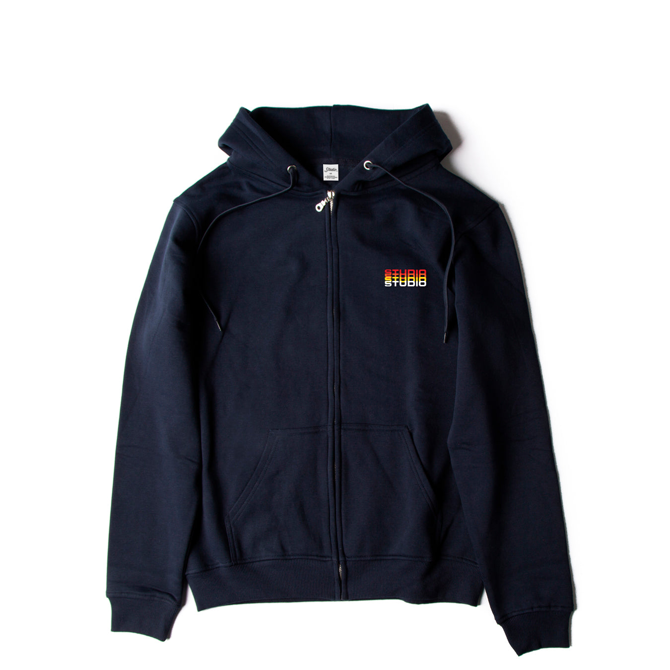 STUDIO FADE ZIP UP HOODIE - NAVY – Working Class