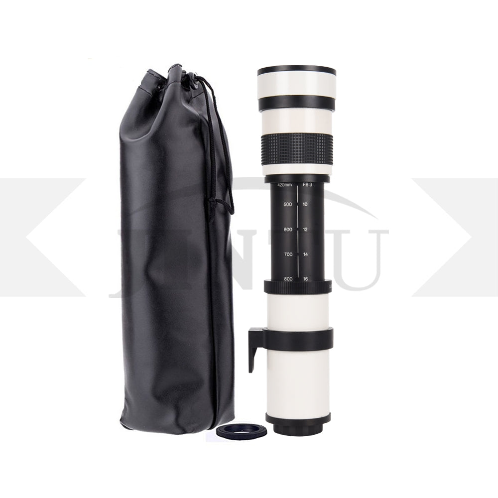 JINTU 420-800mm Manual Telephoto Lens zoom lens camera lens for Canon