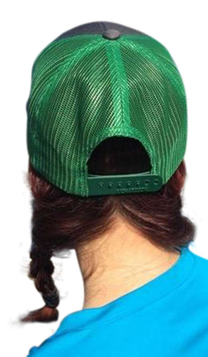 Signature Series Snapback Mesh Trucker Hat - Forest Green