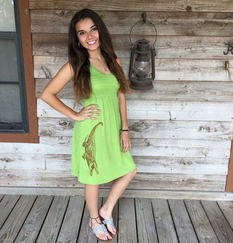 Shore Side Flowy Compass V-Neck Dress | Country Shore Outfitters