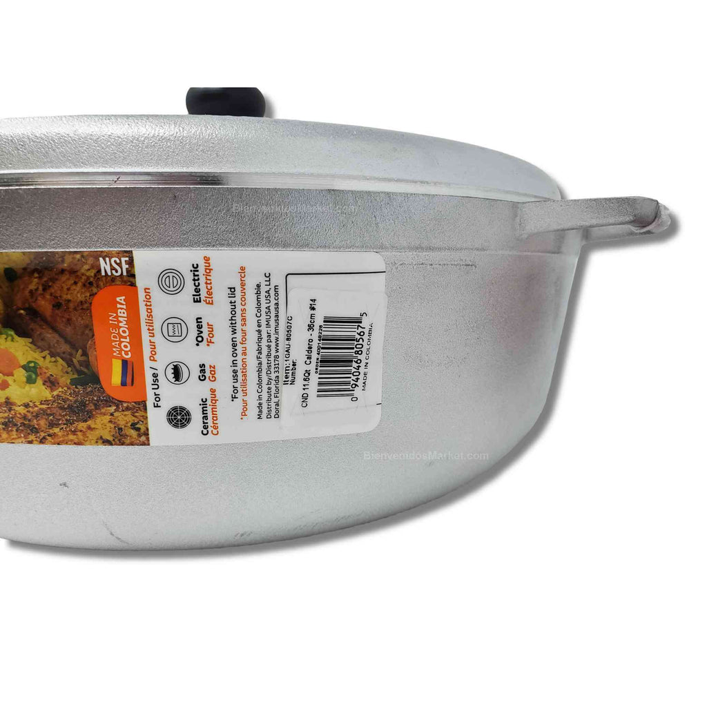 IMUSA 11.6qt. Nonstick Hammered Caldero (Dutch Oven)