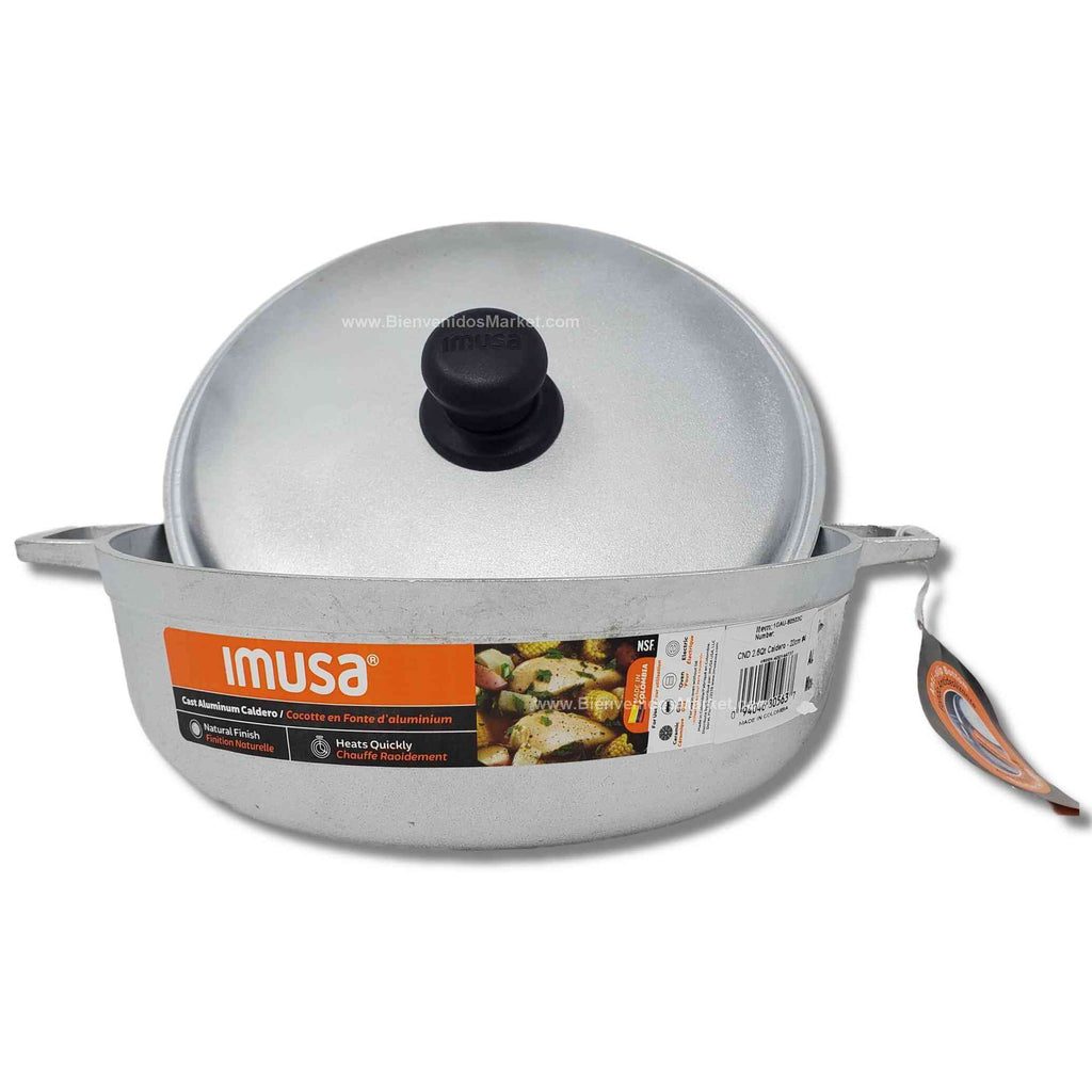 IMUSA 11.6qt. Nonstick Hammered Caldero (Dutch Oven)