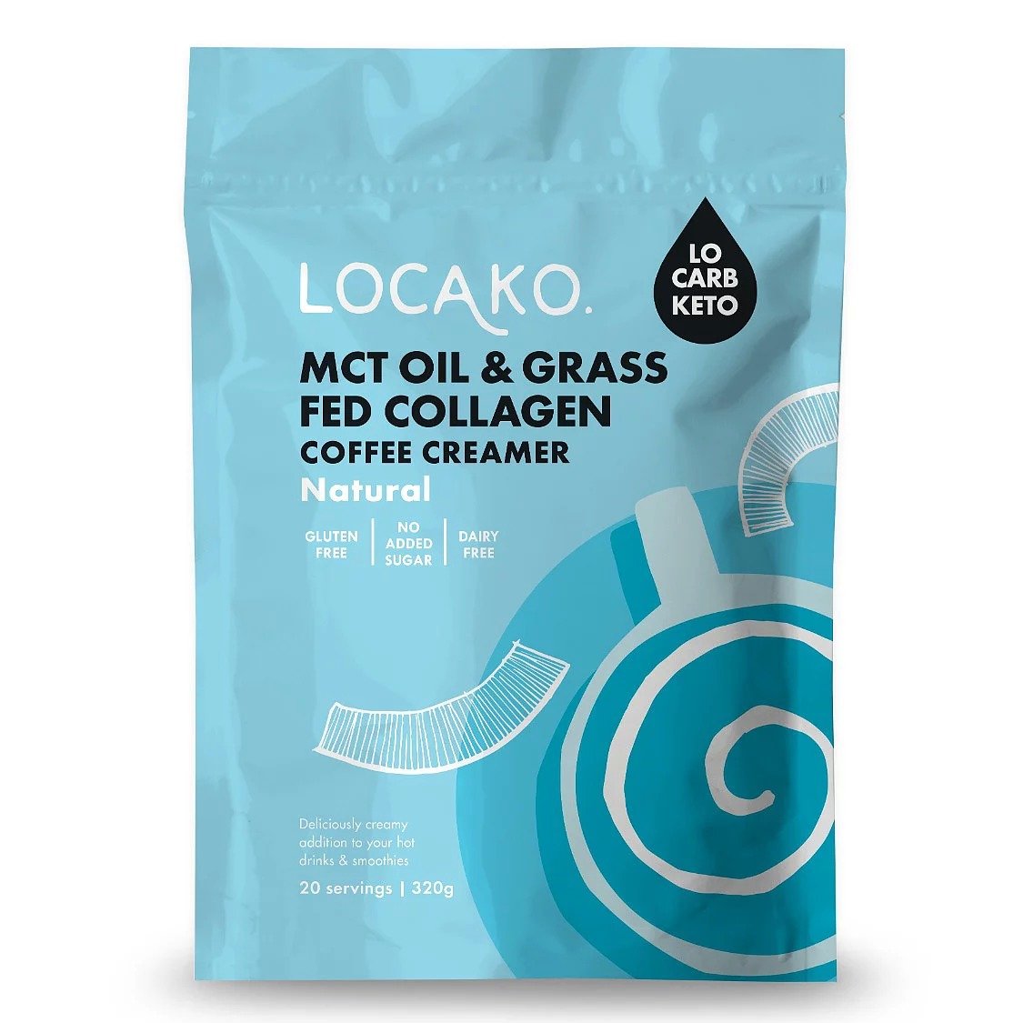 Buy Low Carb MCT Oil & Collagen Coffee Creamer LOCAKO
