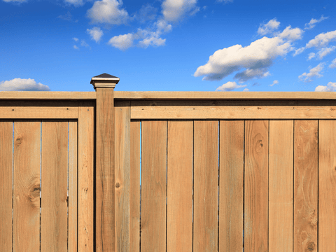 wood fence