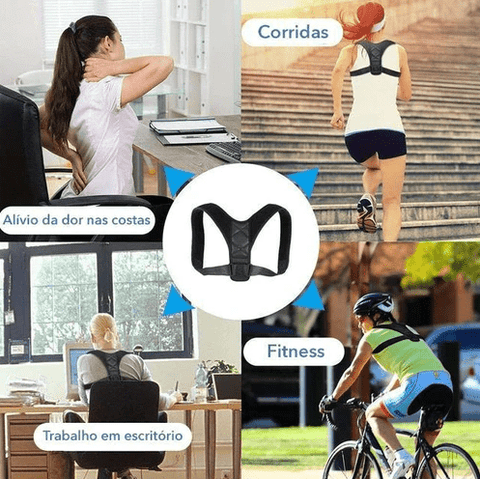 Exercícios, trabalho em escritório, corrida e alivío.