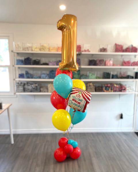 The Descendants Party Supplies 7th Birthday Balloon Bouquet