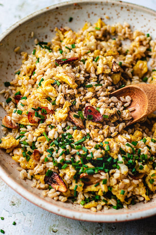 Garlic Fried Shirataki Konjac Rice