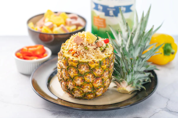 Hawaiian Pineapple Fried Rice with Ham