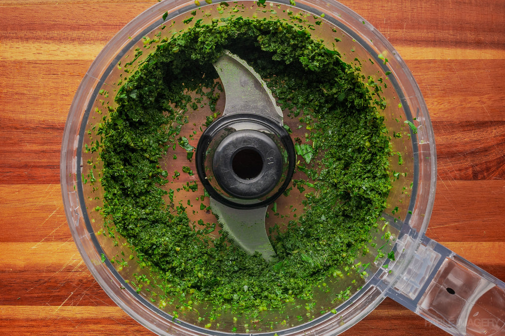 Grinding Pesto