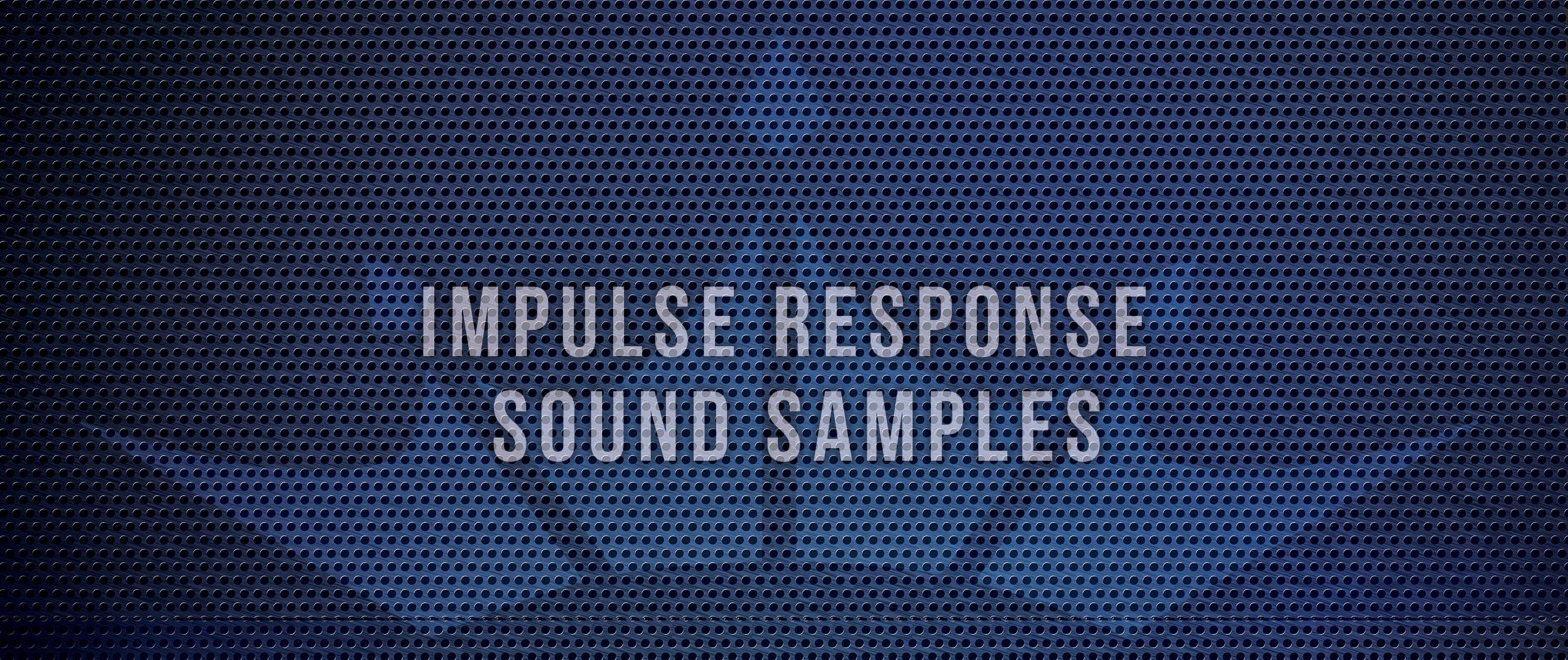Eminence Speaker Impulse Response Sound Page Header