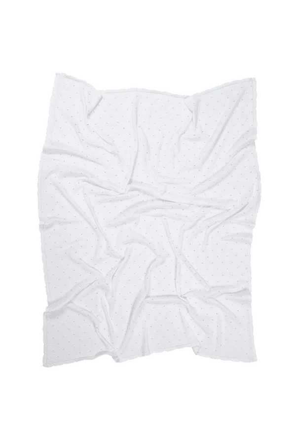 BABY BLANKET BISCUIT WHITE