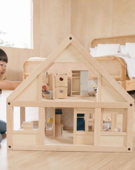 My First Dollhouse | Wooden Dollhouses PlanToys – Little Wonder & Co