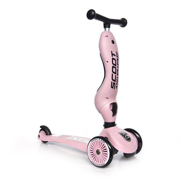  Scoot & Ride - Highwaykick 1 Children Adjustable Seated or  Standing 2-in-1 Scooter Including Safety Pad for Tip Prevention - for Ages  1-5 : Toys & Games