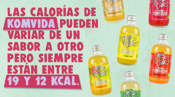 calorías kombucha