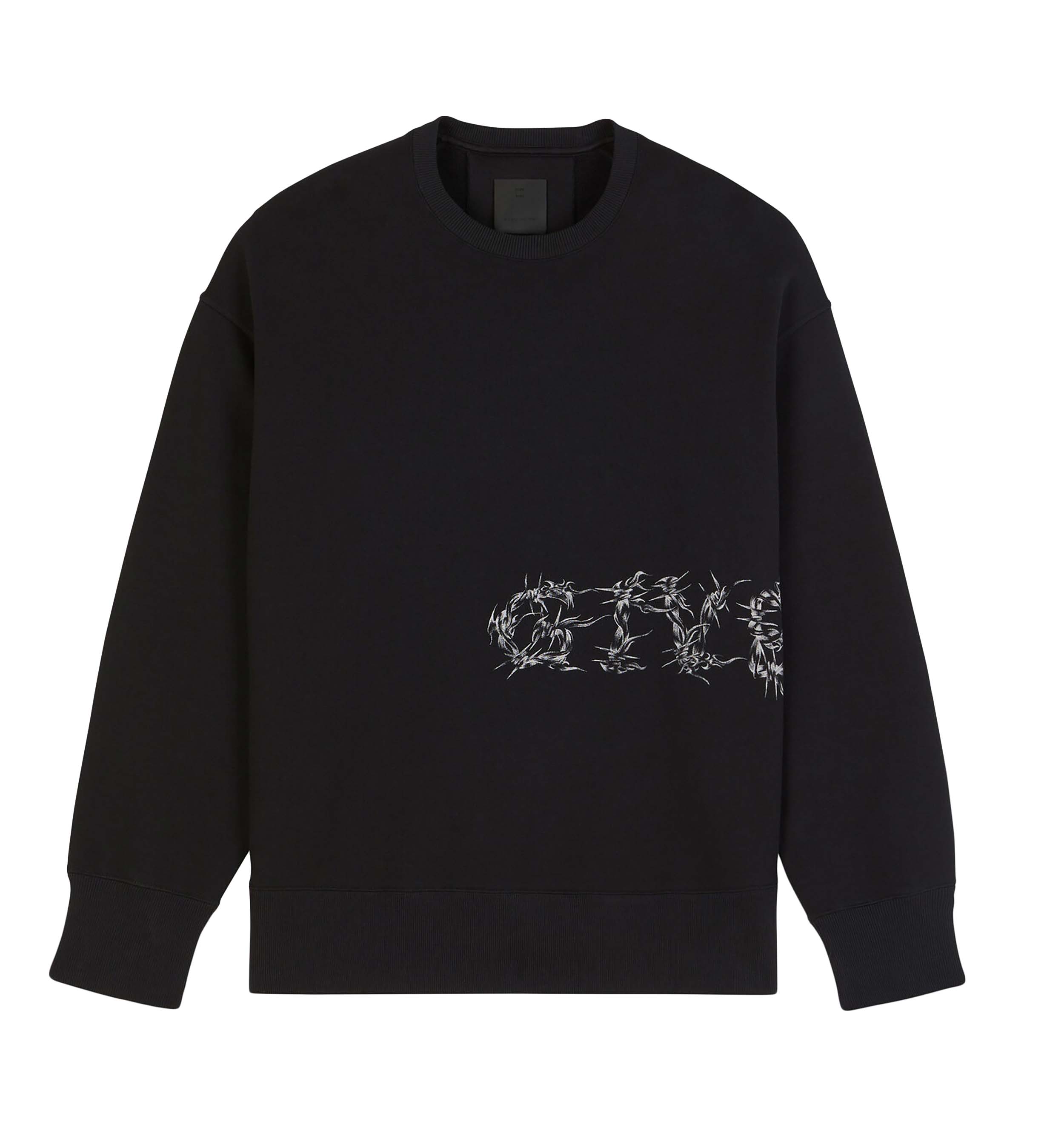 Givenchy barbed wire-print sweatshirt, Black