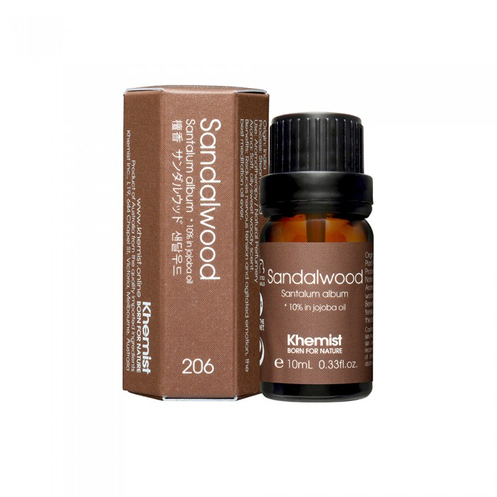 Khemist 檀香 單方精油 - 10ml (10% 稀釋於可可巴油)