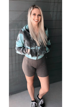 Tie Dye Crop Jacket