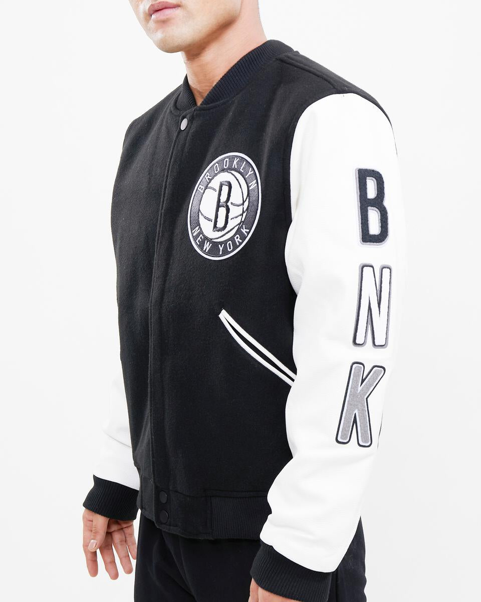 brooklyn nets baseball jacket