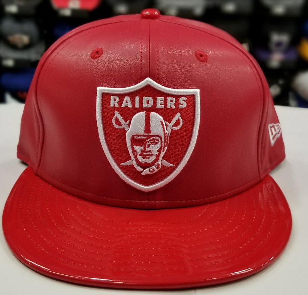 New Era NFL Faux Red Leather Shield Oakland Raiders... – Exclusive ...