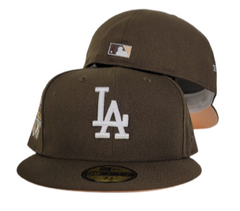 Men's Los Angeles Dodgers New Era Tan Wheat 59FIFTY Fitted Hat