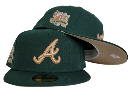 dark green braves hat