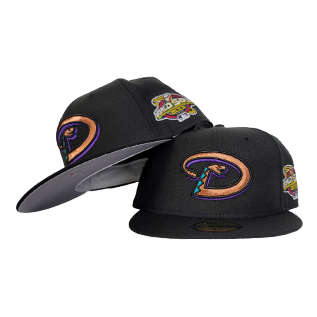 Shop New Era 59Fifty Arizona Diamondbacks 2001 World Series Patch Hat  70659185 black | SNIPES USA