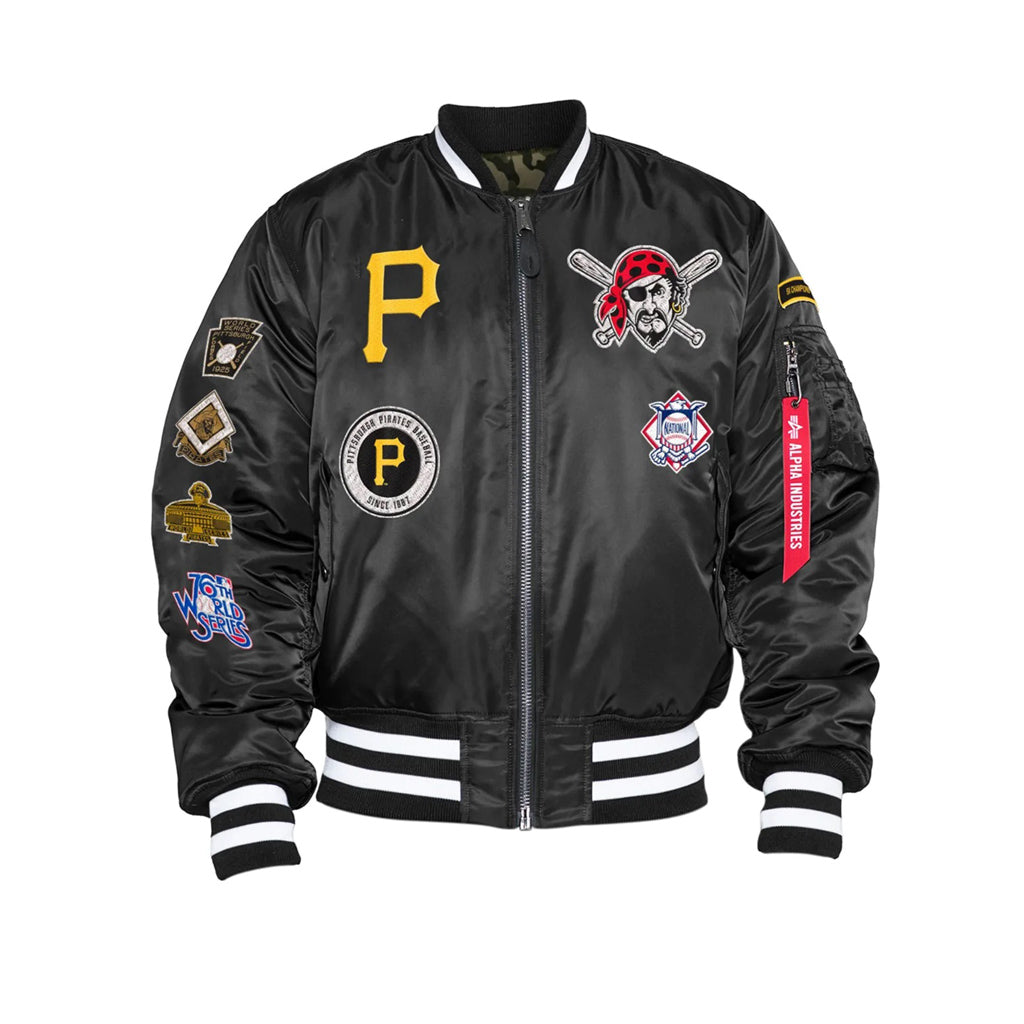 Amazon Jungle Natuur Reis Black Pittsburgh Pirates Alpha Industries X New Era Reversible MA-1 Bo –  Exclusive Fitted Inc.
