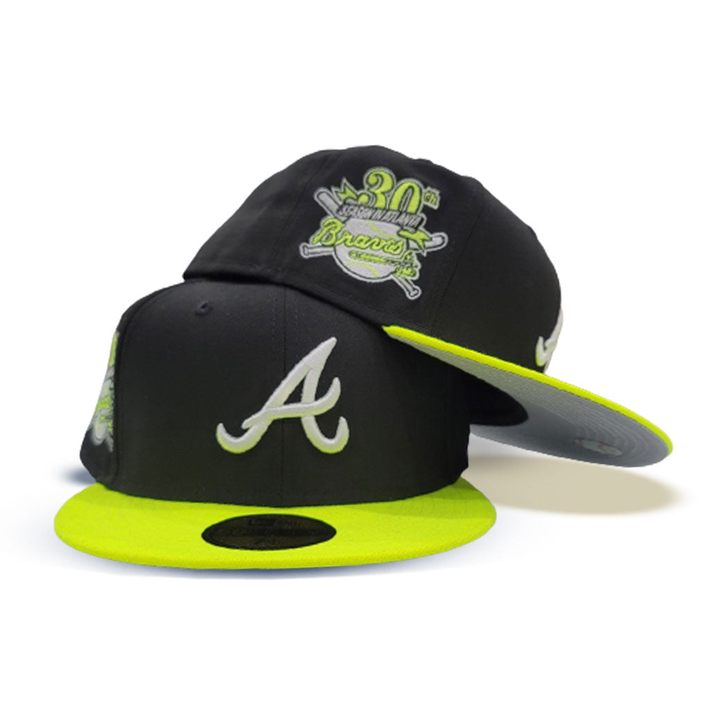 volt green fitted hats