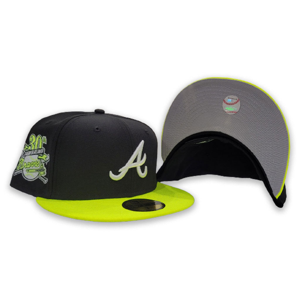 volt green fitted hats