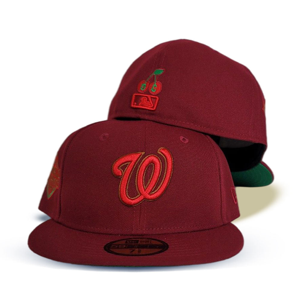 burgundy nationals hat