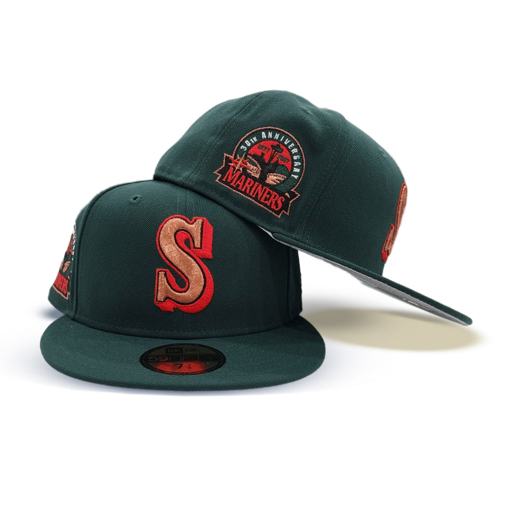 New Era Seattle Mariners Chrome Edition 59Fifty Fitted Hat, EXCLUSIVE HATS, CAPS