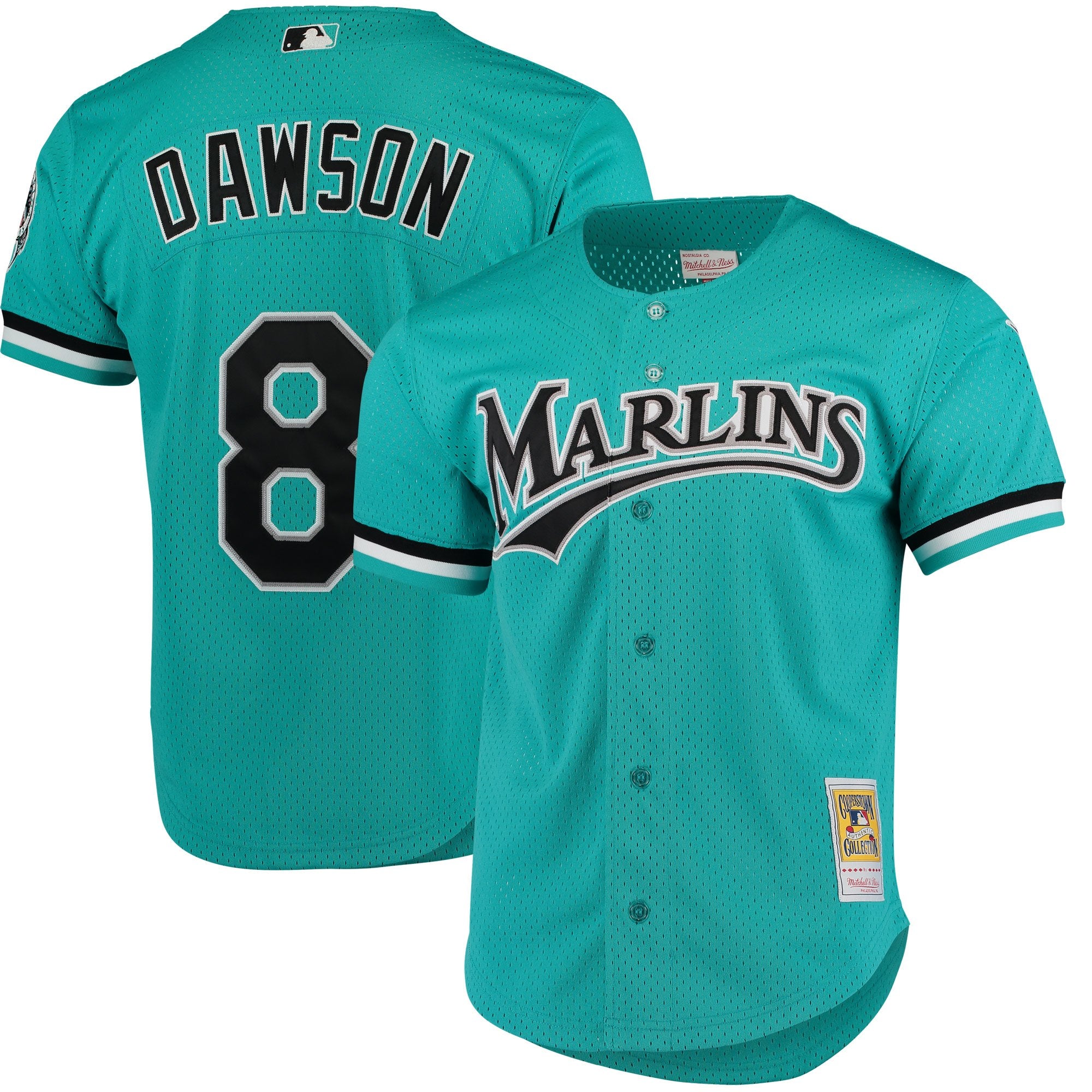 teal marlins jersey