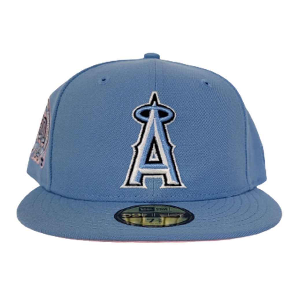 angels 50th anniversary hat light blue