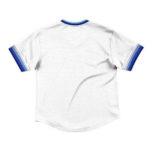 dodgers mesh v neck jersey