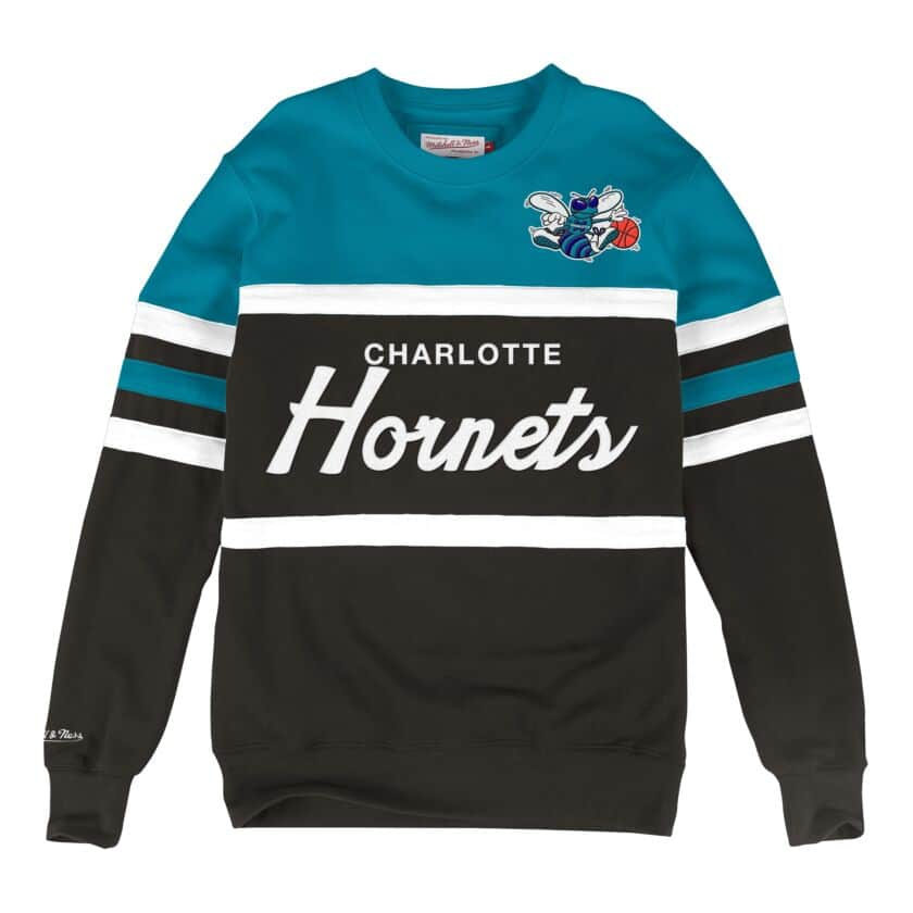 charlotte hornets mitchell and ness jacket