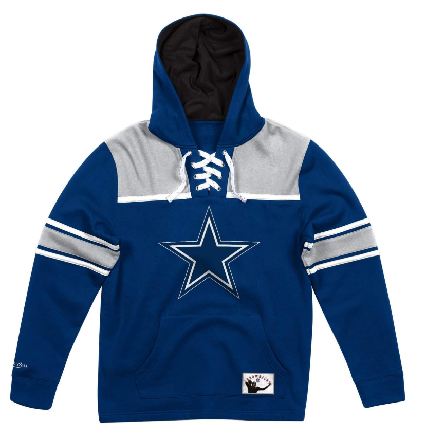 dallas cowboys hockey style jersey hoodie