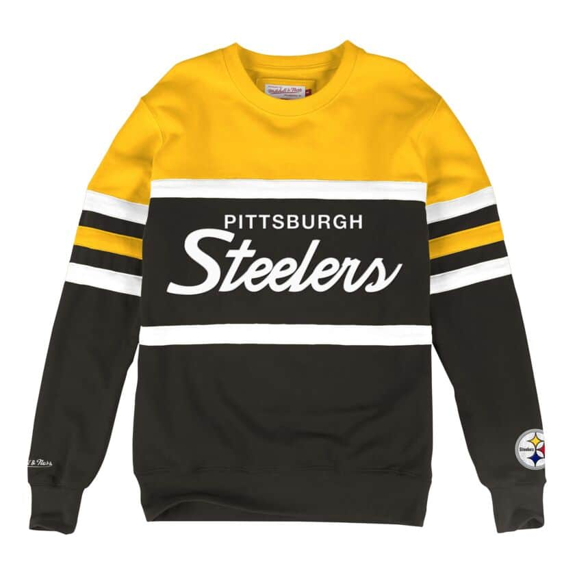 Lids Pittsburgh Steelers Junk Food Women's Contrast Sleeve Pullover  Sweatshirt - Cream/Black