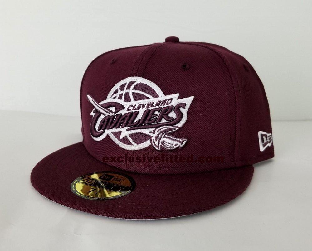 Matching New Era Maroon Cleveland Cavaliers Fitted... – Exclusive Fitted