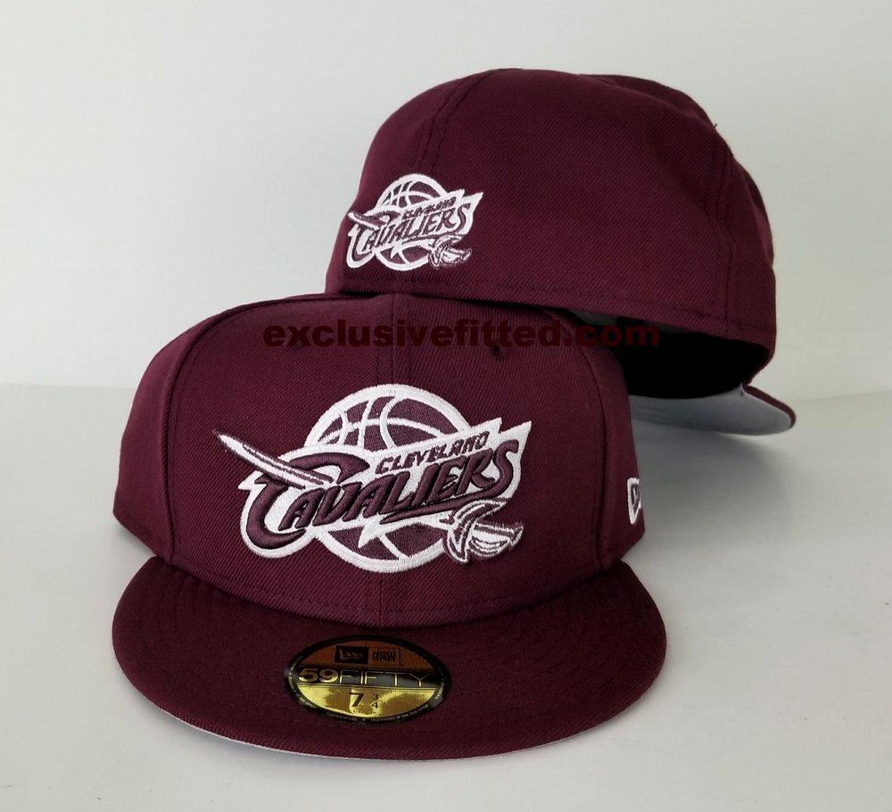 Matching New Era Maroon Cleveland Cavaliers Fitted... – Exclusive Fitted
