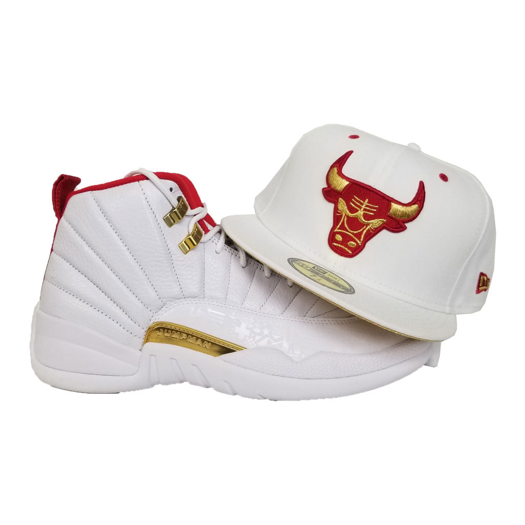 Matching New Era White Chicago Bulls 