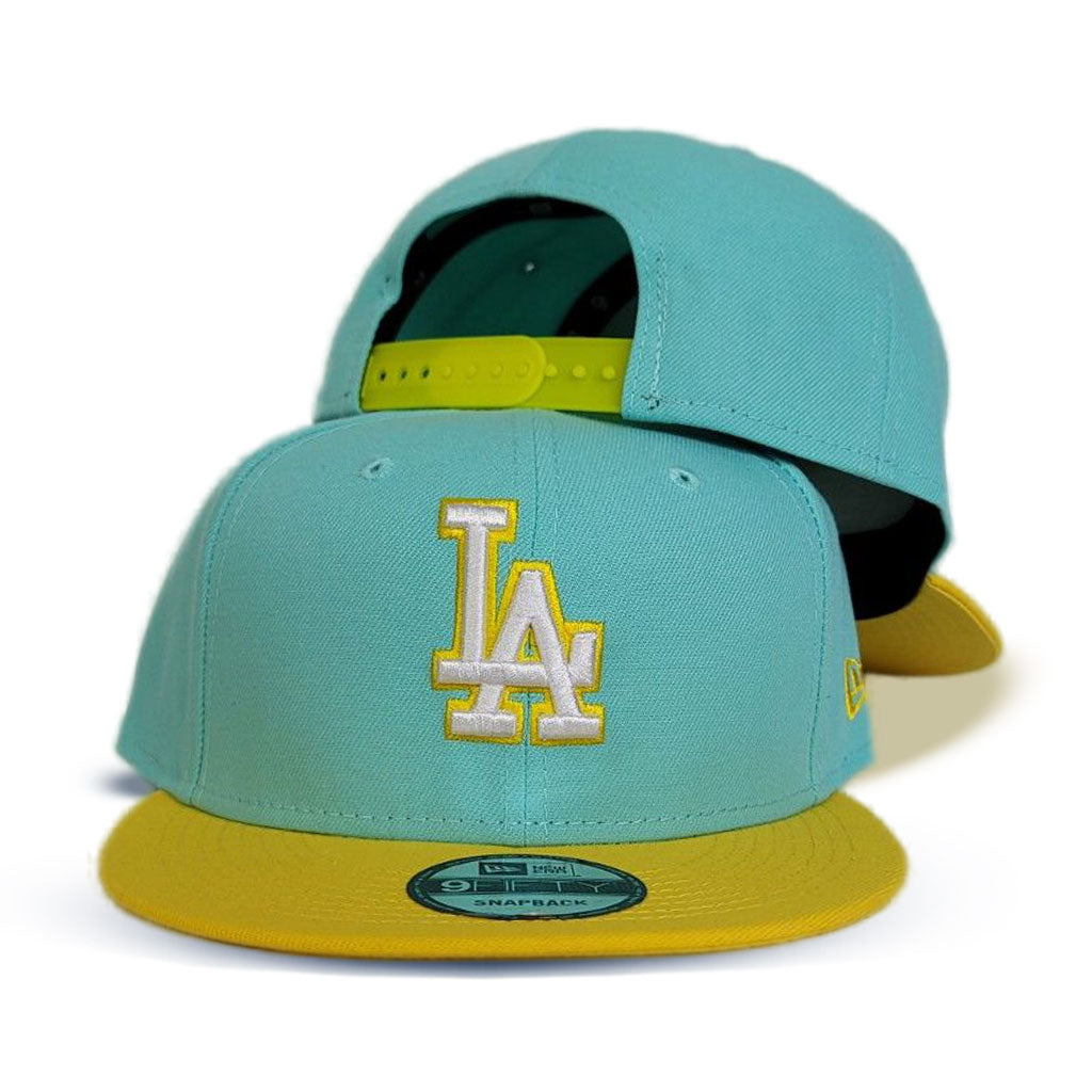 mint green dodgers hat