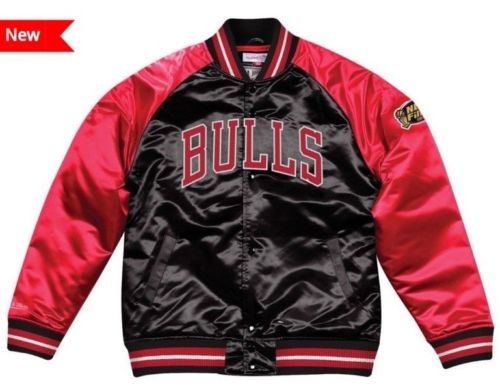 chicago bulls jacket mitchell and ness