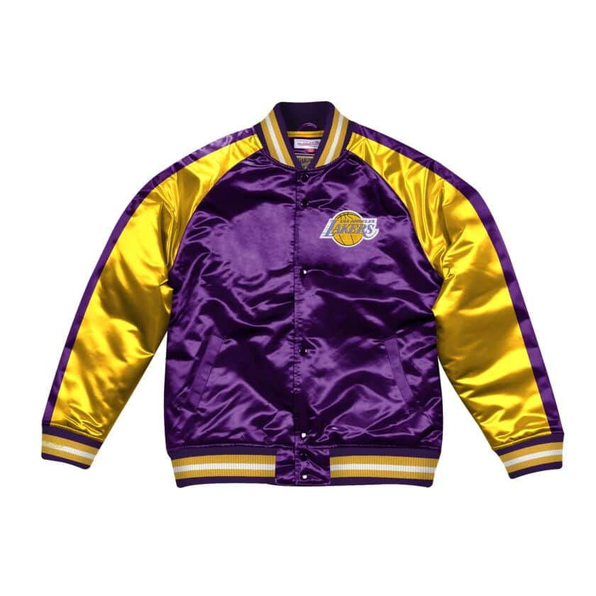 mitchell and ness lakers windbreaker