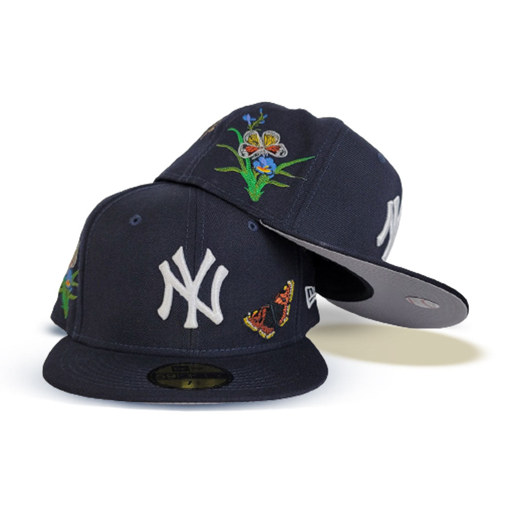 new york yankees navy grey bottom new era 59fifty fitted