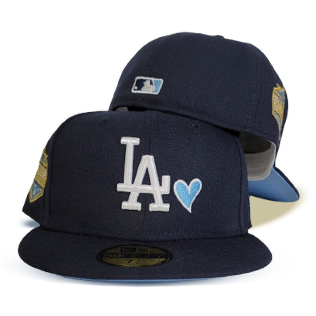 Los Angeles Dodgers New Era Chrome/Dark Royal And Gray Bottom With