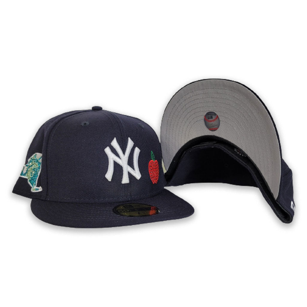 new york yankees navy grey bottom new era 59fifty fitted