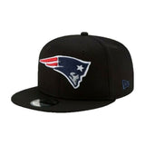 New England Patriots New Era Black Super Bowl LIII Side Patch Sideline 9FIFTY Snapback Adjustable Hat