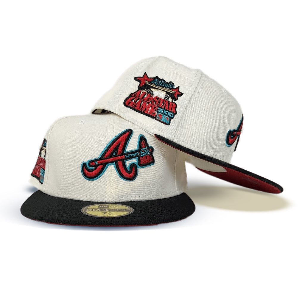 off white braves fitted