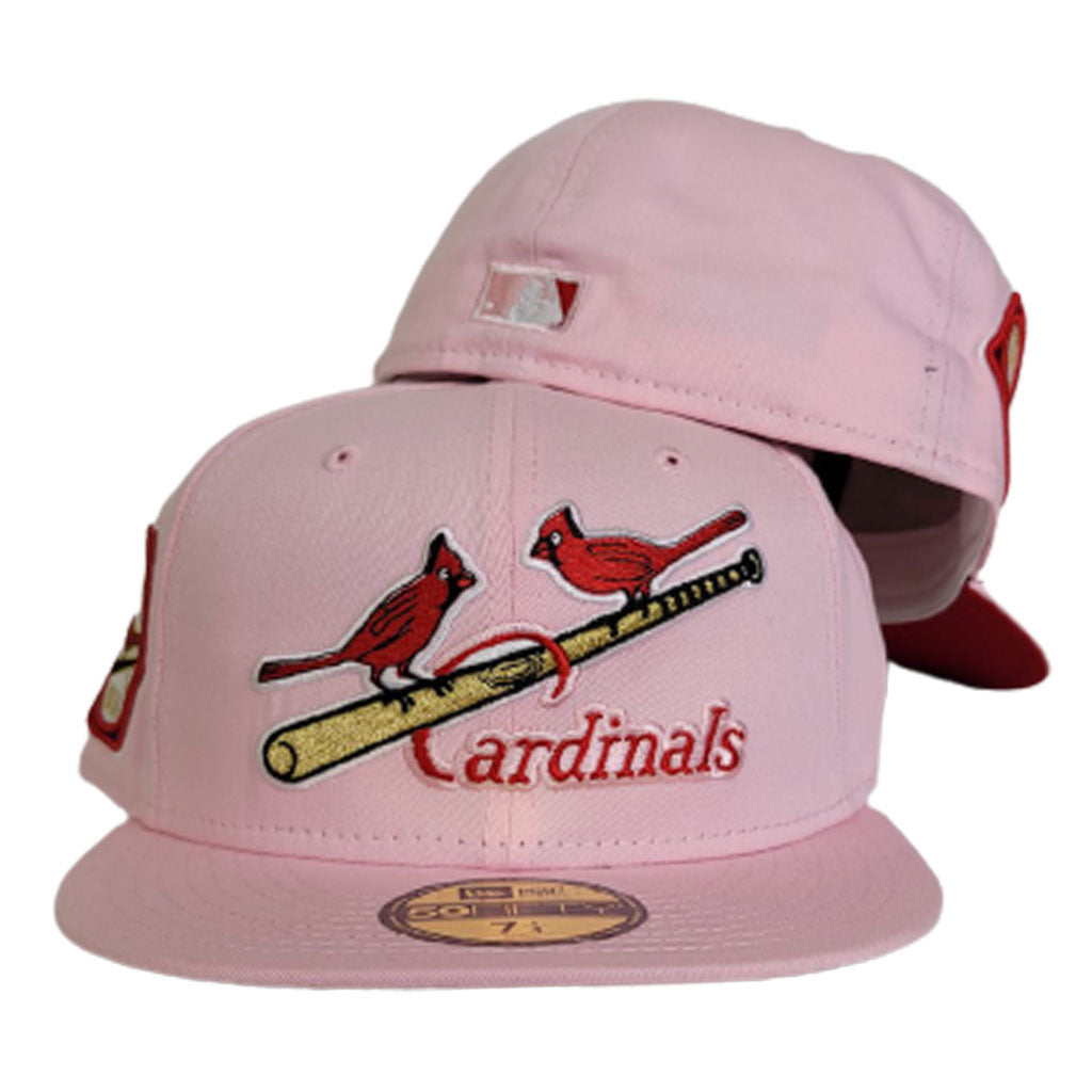 pink cardinal hat