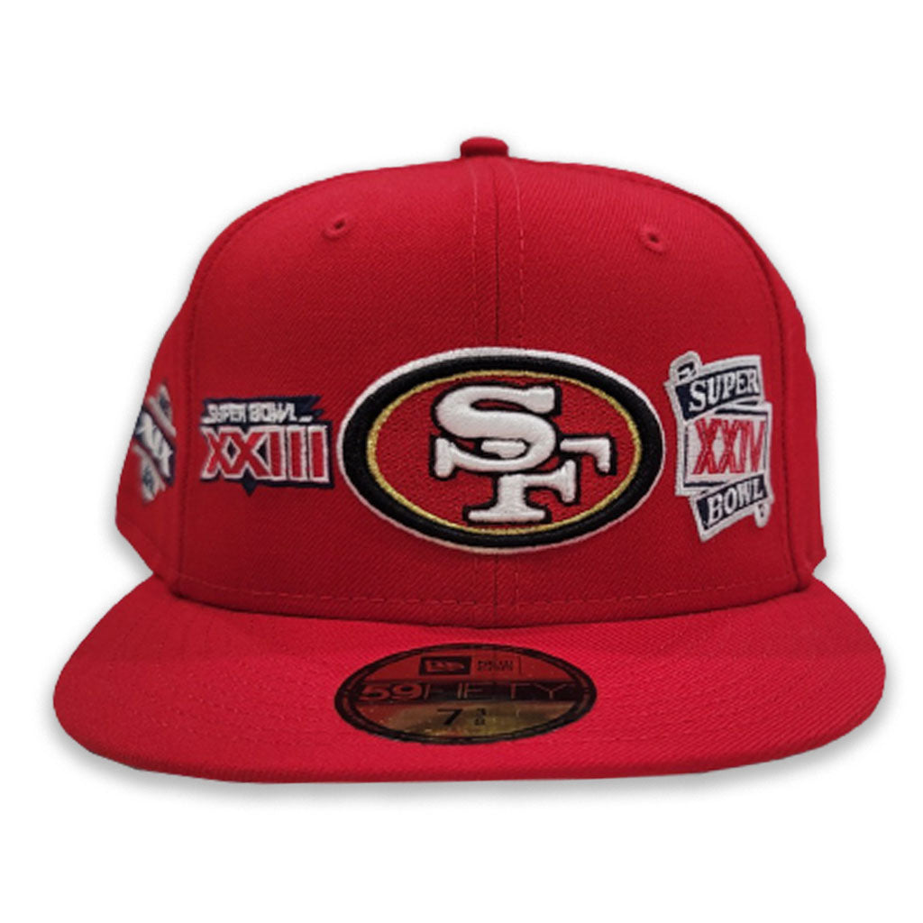 49ers super bowl hat fitted